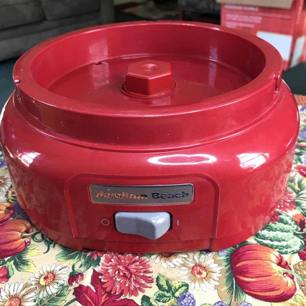 Hamilton Beach‎ 68881 1.5 Quart Red Ice Cream Maker Motor/Base Only